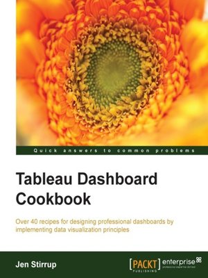 cover image of Tableau Dashboard Cookbook